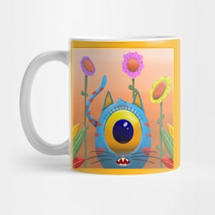 Cute alien cat Mug